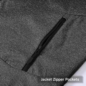 Chándales Logotipo personalizado Equipo Ropa deportiva Conjuntos Poliéster Secado rápido Transpirable Entrenamiento Chaquetas Pantalones OEM Bulk Suministro de fábrica en blanco - Product Image 4