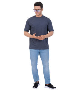 <b>Men's</b> Round neck T-<b>Shirt</b> Street wear Wholesale Poly Cotton in different printing method and Material in Stock for sale - Product Image 3