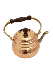 Bouilloire en métal gravée à la main pour le thé et le café, bouilloire à thé de table de cuisine faite à la main, théière à bas prix - Product Image 6