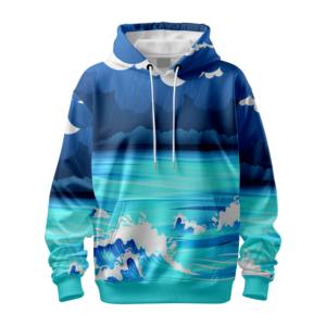 Sudadera con Capucha Unisex con Estampado Completo, de Alta Demanda y Superventas, Sudadera con Capucha Personalizada por Sublimación, Fabricante Mayorista OEM ODM - Product Image 1