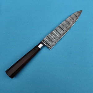 Cuchillo de chef de acero de Damasco hecho a mano con mango de madera, cuchillo japonés de cocina afilado, cuchillo de precio barato de último diseño, novedad - Product Image 3