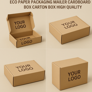 Cajas Rígidas de Cartón Corrugado Resistentes para Mudanza, Personalizadas al por Mayor, con Materiales Reciclados y Recubrimiento UV para Embalaje de Envío - Product Image 1