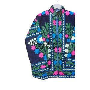 เสื้อแจ็คเก็ตผ้ากำมะหยี่คอตตอนปักลายสไตล์วินเทจคุณภาพสูง ลายศิลปะพื้นบ้าน สำหรับผู้หญิง สวมใส่ได้ทุกวัน มีจำหน่ายแล้ว - Product Image 2