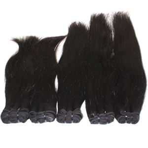 Nos mèches de cheveux humains lisses et raides de qualité supérieure - texture douce, qualité durable et brillance - parfaites pour obtenir un look naturel - Product Image 6