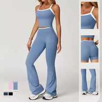 Ensembles de yoga de haute qualité en gros, vêtements de yoga pour femmes, vêtements de sport, tenue de sport, ensemble de yoga de gym, meilleur style, mode féminine, respirant