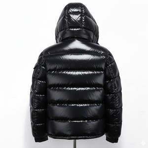 แจ็คเก็ตพัฟเฟอร์แบบมันเงาที่ดีที่สุดสำหรับฤดูหนาว แจ็คเก็ตบับเบิ้ลดาวน์แบบปรับเอวได้สำหรับผู้ชาย แจ็คเก็ตพัฟเฟอร์บุใยสำหรับฤดูหนาว พร้อมโลโก้และสีของคุณ - Product Image 5