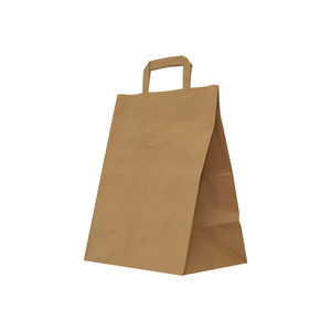 Bolsa de papel marrón Kraft personalizada de venta superior, restaurante ecológico de lujo, catering para llevar, embalaje de su propio logotipo para promociones - Product Image 3