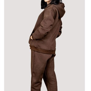 ชุดวอร์มสองชิ้นสำหรับผู้หญิงผ้าฝ้าย100% ระบายอากาศเป็นมิตรกับสิ่งแวดล้อม - Product Image 4