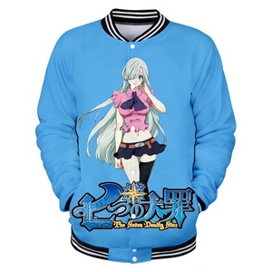 Sudadera con Capucha de Béisbol con Diseño Personalizado y Estampado 3D de los Siete Pecados Capitales para Hombre - Product Image 4