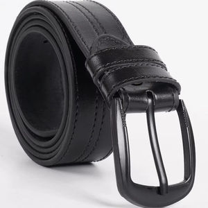 Ceintures en cuir de vache véritable de dernière génération pour hommes, ceintures décontractées de créateur, matériau de haute qualité, boucle en acier, largeur 34 mm, habillées - Product Image 1