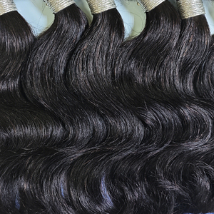 โรงงานขายส่ง ผู้ผลิตผมต่อแบบ Body Wave ทั้งหัวในแพ็คเดียว ผมแท้แบบเวอร์จิ้น เรมี่ ผมมนุษย์ธรรมชาติ สำหรับผู้หญิง - Product Image 3