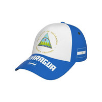 Venezuela Guatemala Nicaragua Mexique Drapeau Casquette de Baseball Personnalisé 3D Impression Complète Adulte Unisexe Réglable Chapeau Football Casquettes Patriotiques