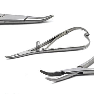 Ensemble d'instruments chirurgicaux dentaires en acier inoxydable pour orthodontie manuelle, vente en gros d'usine, porte-aiguilles Mathieu personnalisé TC - Product Image 4