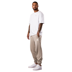 Pantalons de survêtement de sport ajustés pour hommes, bas de survêtement élégants avec poignets élastiques pour un style moderne - Product Image 1