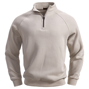 Sudadera de Cuello Redondo con Logotipo Personalizado, Primavera 2026, Transpirable, de Forro Polar Ecológico, Poliéster/Algodón, Elegante para Hombre - Product Image 1