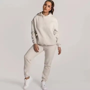 Nuevas llegadas Chándal de mujer 2025 Moda Sudadera con capucha y pantalones cortos Conjunto Cómodo Chándal de mujer con dos piezas - Product Image 5