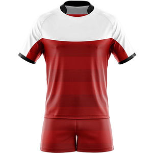 Maillot de rugby pour homme de conception professionnelle, nouveau style personnalisé, respirant, sublimation intégrale, polyester/coton, uniforme de sport de rugby - Product Image 5