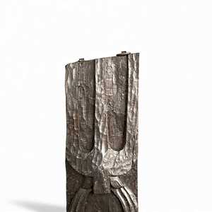 Panel de Pared de Madera Tribal Naga de la India, Tallado a Mano, Decoración Arquitectónica, Estilo Rústico Antiguo, para Interiores de Hotel, Combinable, 1 Contenedor - Product Image 3