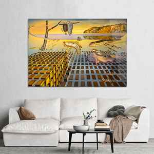 Impression sur toile de Salvador Dalí : La désintégration de la persévérance, ART SUR VERRE TÉMPERÉ - Product Image 1