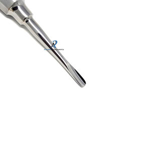 Elevador de luxación Dental recto 5mm mango dorado extracción de dientes quirúrgicos elevador de raíz herramienta de implante Oral de acero inoxidable - Product Image 3