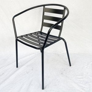 Silla de Jardín GCF100 de Hierro para Exteriores con Respaldo y Reposabrazos - Product Image 2