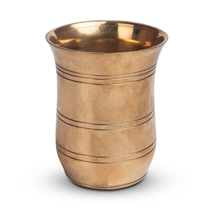 Verre à boire poli en métal cuivre de haute qualité pour un usage quotidien pour la maison et le bureau Finition naturelle au prix de gros - Product Image 6