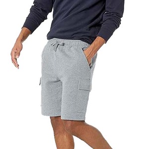 Winter Fleece with Pockets Streetwear for Bodybuilding Men's High Waist Gym Fitness Sweat Shorts High Quality Canvas - Product Image 5