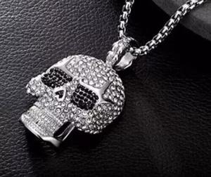 Collier pendentif chien noir pour homme avec plaque signalétique personnalisée de style militaire - Product Image 2