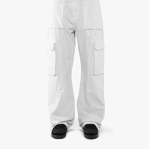 <b>Men's</b> Heavyweight Cotton Flared Sweatpants Trending <b>Baggy</b> Cargo Sportswear Joggers Pants Hip Hop Mid High Stacked Trackpants - Product Image 4