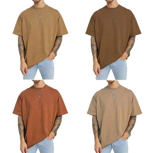 เสื้อยืดโอเวอร์ไซส์ผู้ชายสั่งทำพิเศษ คุณภาพสูง ระบายอากาศได้ดี เป็นมิตรกับสิ่งแวดล้อม แห้งเร็ว ผ้าโพลีเอสเตอร์ผสมคอตตอน 220 กรัม ขายส่งราคาถูก - Product Image 5