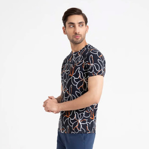 Camiseta deportiva de secado rápido de manga corta para hombre de poliéster con impresión por sublimación personalizada de alta calidad OEM, camisetas para hombre - Product Image 3