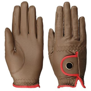 Guantes de equitación ecuestre de algodón blanco para hombre y mujer con logotipo personalizado de alta calidad - Product Image 5