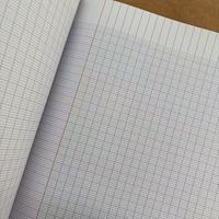 Cahier d'exercices en papier africain, ligne française, 96 pages, couverture souple, pour prendre des notes à l'école ou au travail
