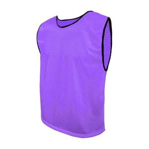 Custom Soccer Training Bibs 100% Polyester Mesh <b>Vest</b> Men Youth Team Practice Sleeveless Football Jersey - Product Image 1