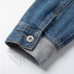 Veste en jean décontractée pour homme 2025, coupe ample, style unique, lavée, très vendue, de haute qualité, pour la mode masculine - Product Image 6