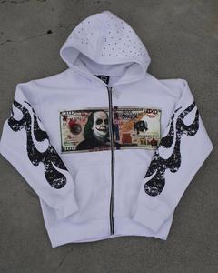 100% coton hommes sweat à capuche régulier pour hommes personnalisé surdimensionné sérigraphie personnalisé lavage à l'acide numérique écran doublé français éponge conception - Product Image 3