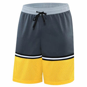 Pantalones cortos de baloncesto, pantalones cortos de baloncesto OEM personalizados para hombre, sublimación 100%, malla de poliéster, equipo de baloncesto, dos bolsillos - Product Image 1