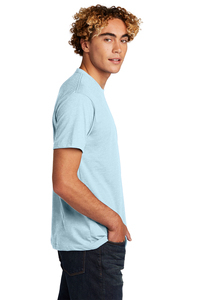 T-shirt en coton peigné unisexe à la mode pour hommes et femmes T-shirt en trois mélanges Vêtements unisexes en gros - Product Image 4