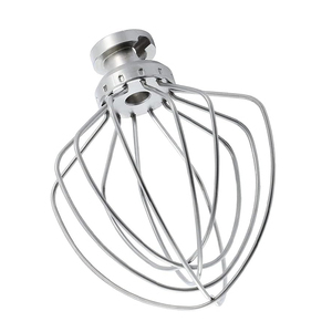 Accesorio de Repuesto para <span class=keywords><strong>Batidora</strong></span> de Pedestal, Batidor de Varillas de Acero Inoxidable Apto para Lavavajillas, Accesorio de Batidor de 6 Varillas para <span class=keywords><strong>KitchenAid</strong></span> K45WW - Product Image 1