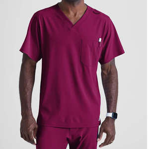 Trajes de Enfermería de talla grande personalizados para mujer, estampado de alta calidad, tejido 100% algodón, uniformes para correr, uso de verano, venta en línea - Product Image 4