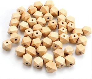 <b>Wooden</b> Beads Large Custom Shape & Colored Wood Beads Shaped and Sized Hand <b>Crafted</b> Indian Product - Product Image 5
