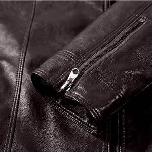 Chaqueta de cuero de moda para hombre totalmente personalizada al mejor precio, chaqueta de cuero de moda hecha en Pakistán - Product Image 4