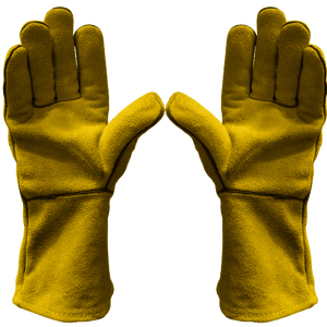 Gants de sécurité industrielle en cuir robuste Gant de soudage résistant à la chaleur Gants de travail de sécurité incendie Protection des mains et des bras - Product Image 5