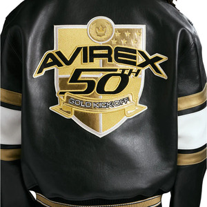 Wholesale Price Top Quality Latest Customized Comfortable & Adjustable <b>Leather</b> Avirex <b>Jacket</b> - Product Image 5