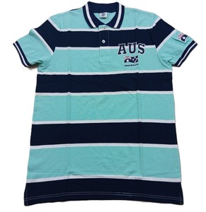 เสื้อยืดโปโลแขนสั้นของผู้ชายเสื้อลายทางเสื้อโปโลผ้าหนาหนาออกแบบโลโก้ได้ตามต้องการ - Product Image 5