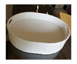 ตะกร้าหวายลอยน้ำสำหรับวิลล่าตะกร้าอาหารเช้าแบบลอยน้ำได้สำหรับกลางแจ้งสำหรับสระว่ายน้ำโรงแรมรีสอร์ท - Product Image 5