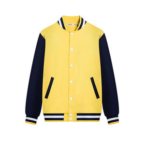 Vestes universitaires vintage pour hommes Bomber de baseball d'hiver avec broderie personnalisée OEM - Product Image 1