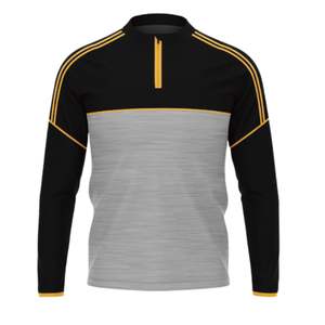 เสื้อซิปครึ่ง GAA แบบปรับแต่งได้เสื้อฟุตบอลผ้าเมลาเรนจ์1/4ซิปด้านบน100% โพลีเอสเตอร์ - Product Image 6