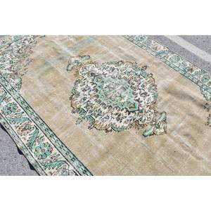 Clásico Beige verde 6,1X9,3 pies alfombra turca hecha a mano Aubusson diseño sala de estar alfombra rectangular para pasillo alfombras de noche - Product Image 5