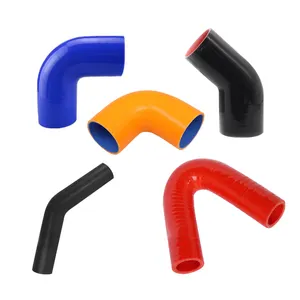 High Quality Temperature Automotive 30 90 135 180 Degree Car Elbow Silicone Rubber Hose